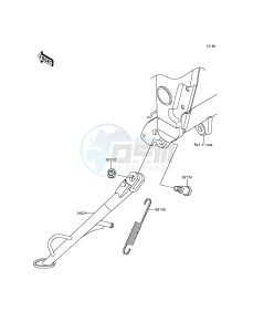 NINJA_300 EX300AFF XX (EU ME A(FRICA) drawing Stand(s)