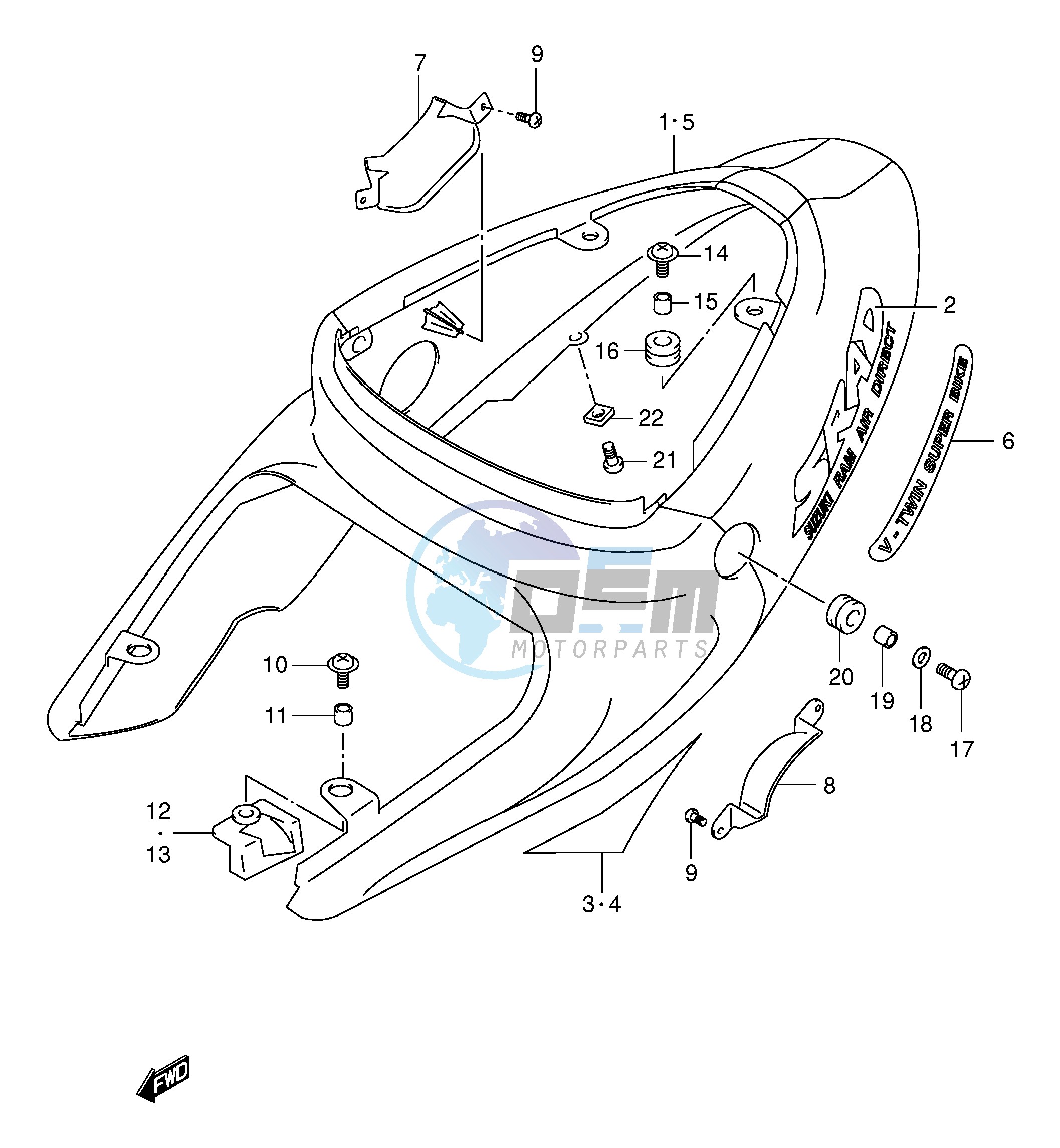 FRAME COVER (MODEL W)