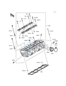 Z800 ZR800ADS FR GB XX (EU ME A(FRICA) drawing Cylinder Head