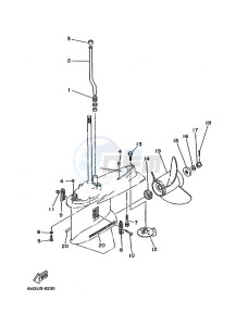 L200F drawing PROPELLER-HOUSING-AND-TRANSMISSION-L150-L200-