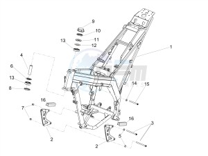 SX 125 E4 (APAC) drawing Frame