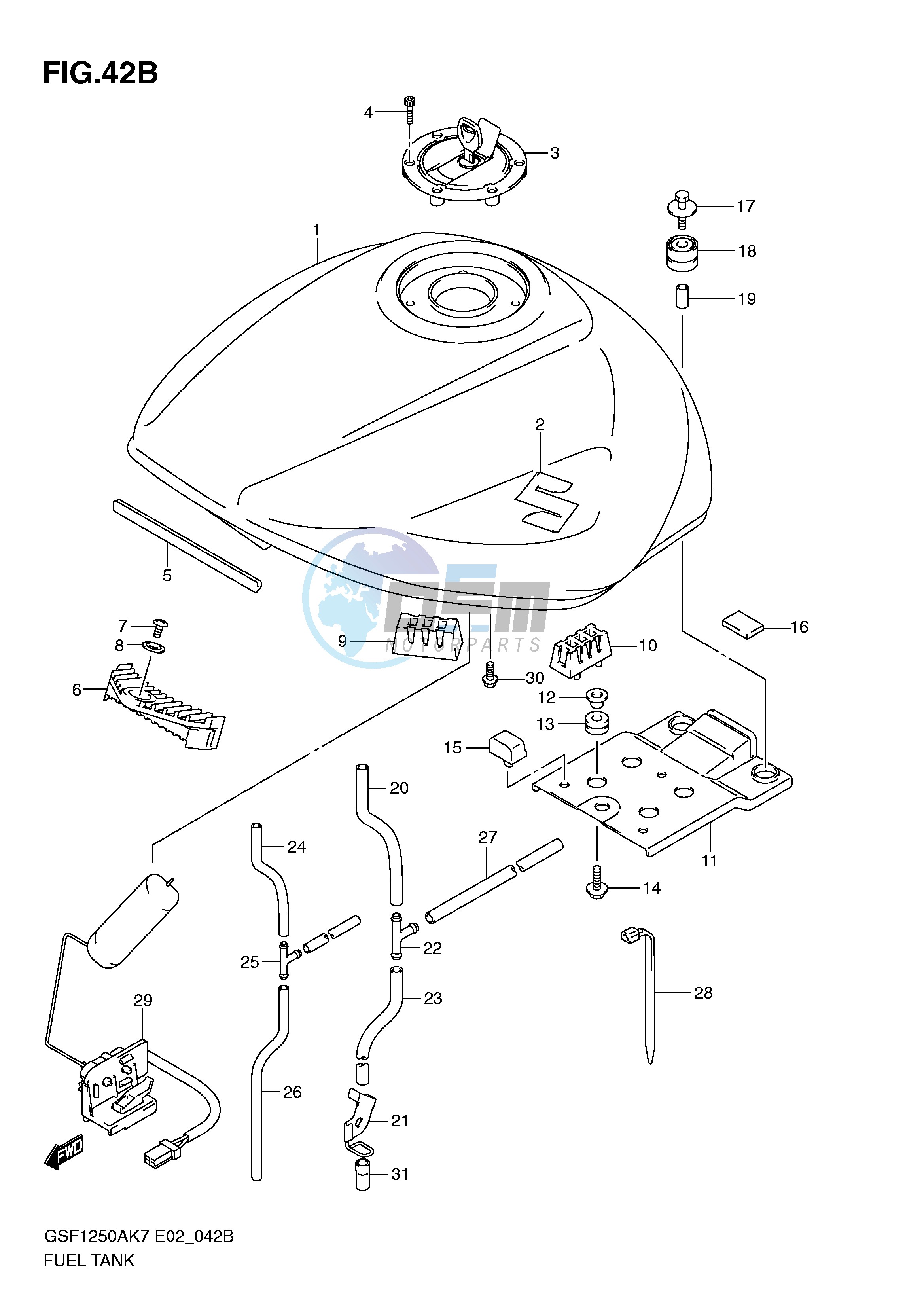 FUEL TANK (MODEL L0)