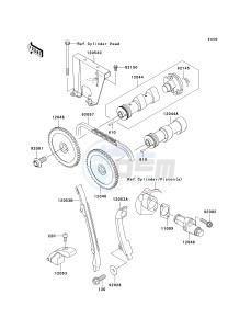 KL 650 E [KLR650] (E8F-E9F) E9F drawing CAMSHAFT-- S- -_TENSIONER