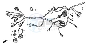 TRX250TE FOURTRAX ES drawing WIRE HARNESS (TRX250TM)