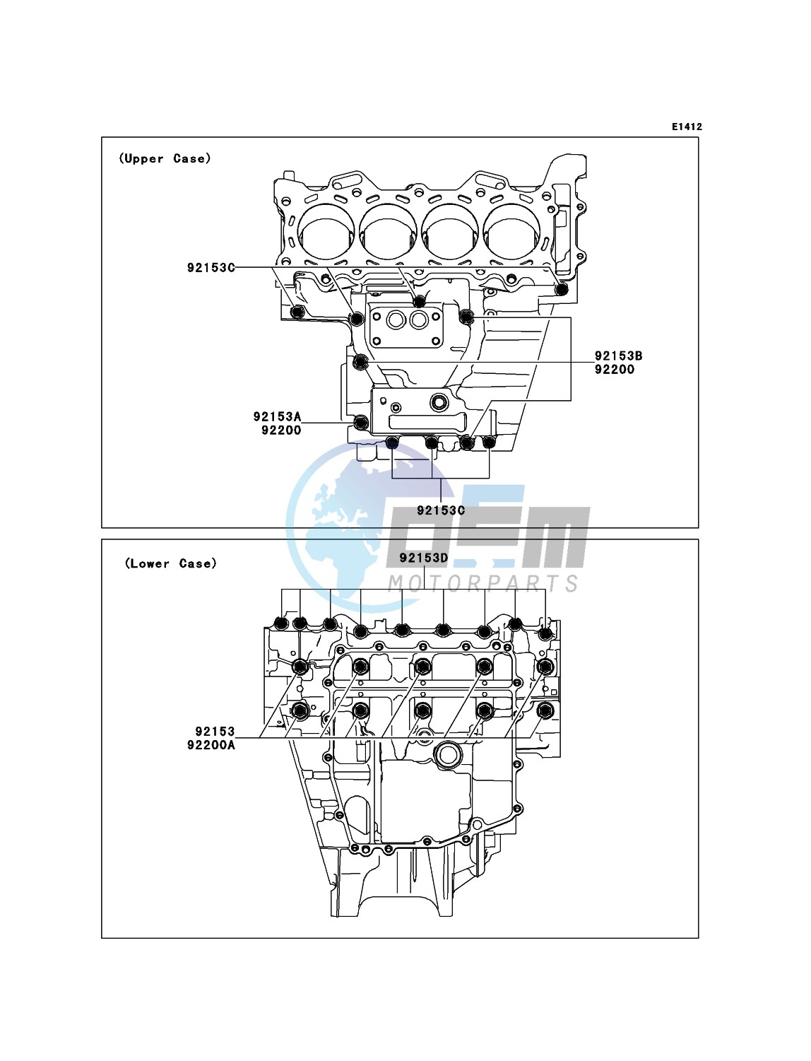 Crankcase Bolt Pattern