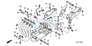 CB600FA9 Spain - (SP / ABS 25K) drawing EXHAUST MUFFLER