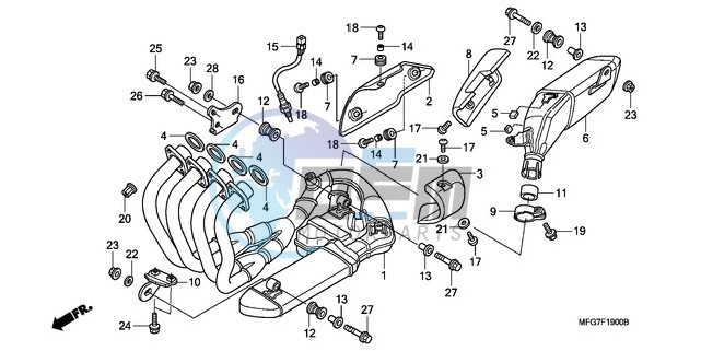 EXHAUST MUFFLER