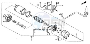 VT1100C2 drawing STARTING MOTOR