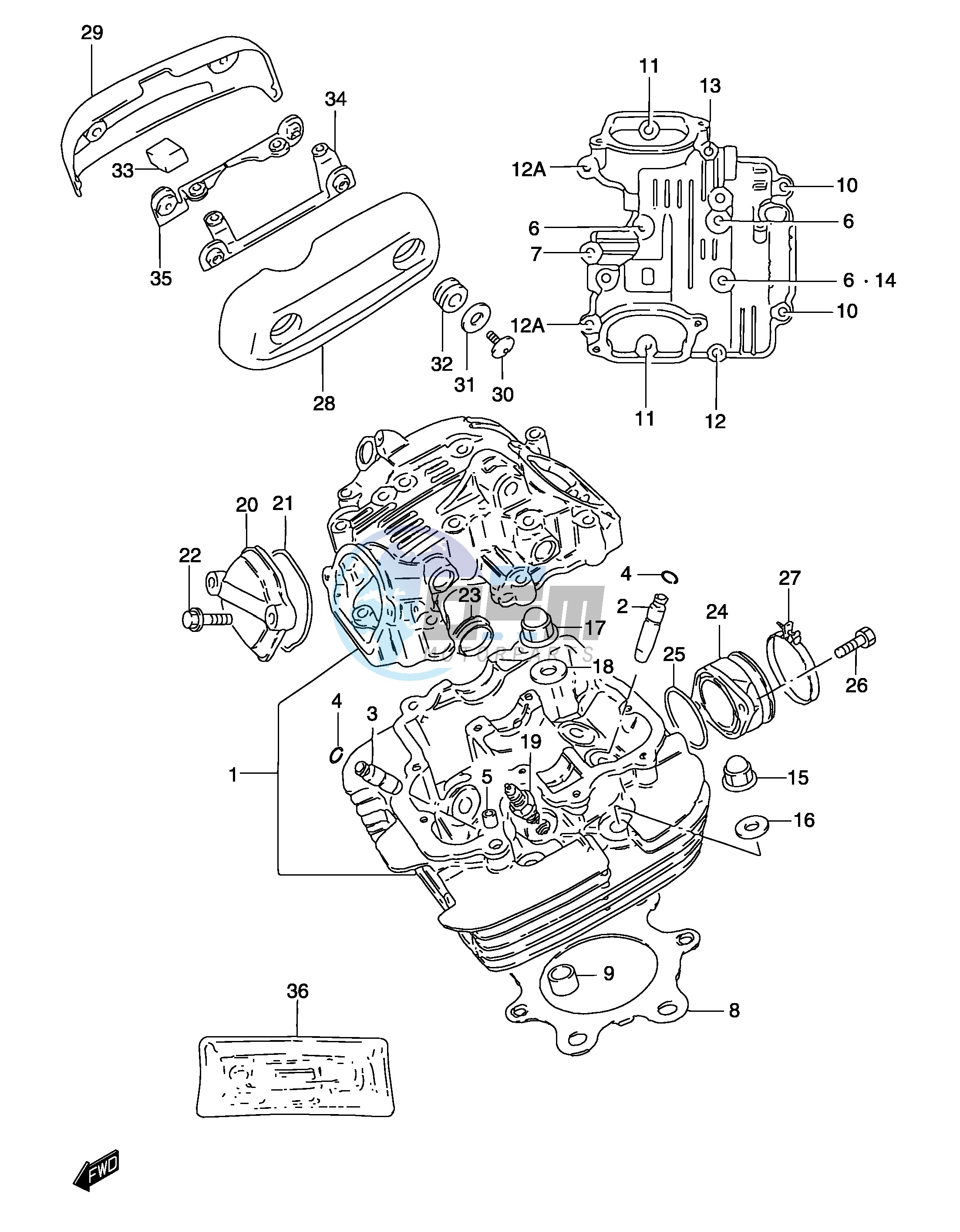 CYLINDER HEAD (MODEL K2)