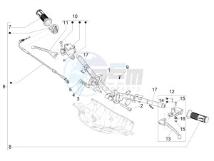 SPRINT 50 4T-3V E4 (EMEA) drawing Handlebars - Master cil.