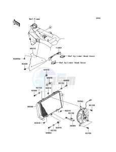 Z1000_ABS ZR1000C9F FR GB XX (EU ME A(FRICA) drawing Radiator