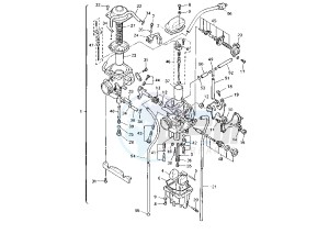 TT R 600 drawing CARBURETOR