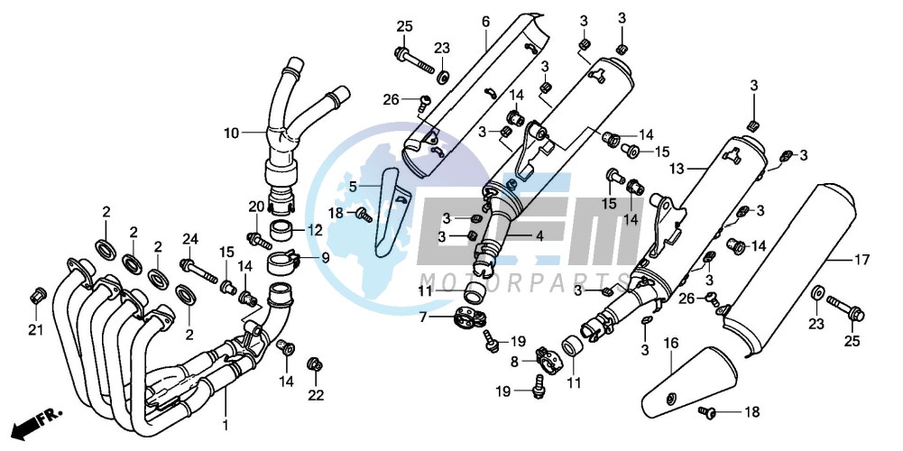 EXHAUST MUFFLER