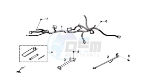 CRUISYM 125I ABS (L8 L9) EU EURO4 drawing WIRE HARNESS