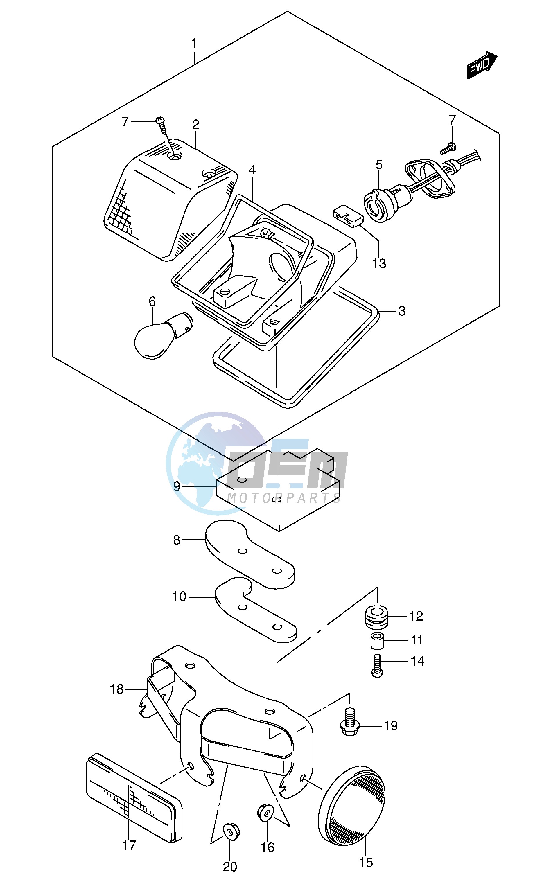 REAR COMBINATION LAMP