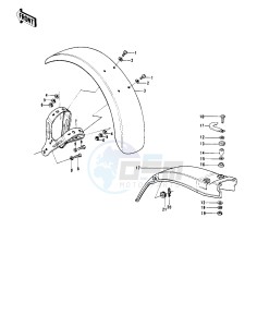 KH 250 A S(A5-S) drawing FENDERS -- KH250-A5- -