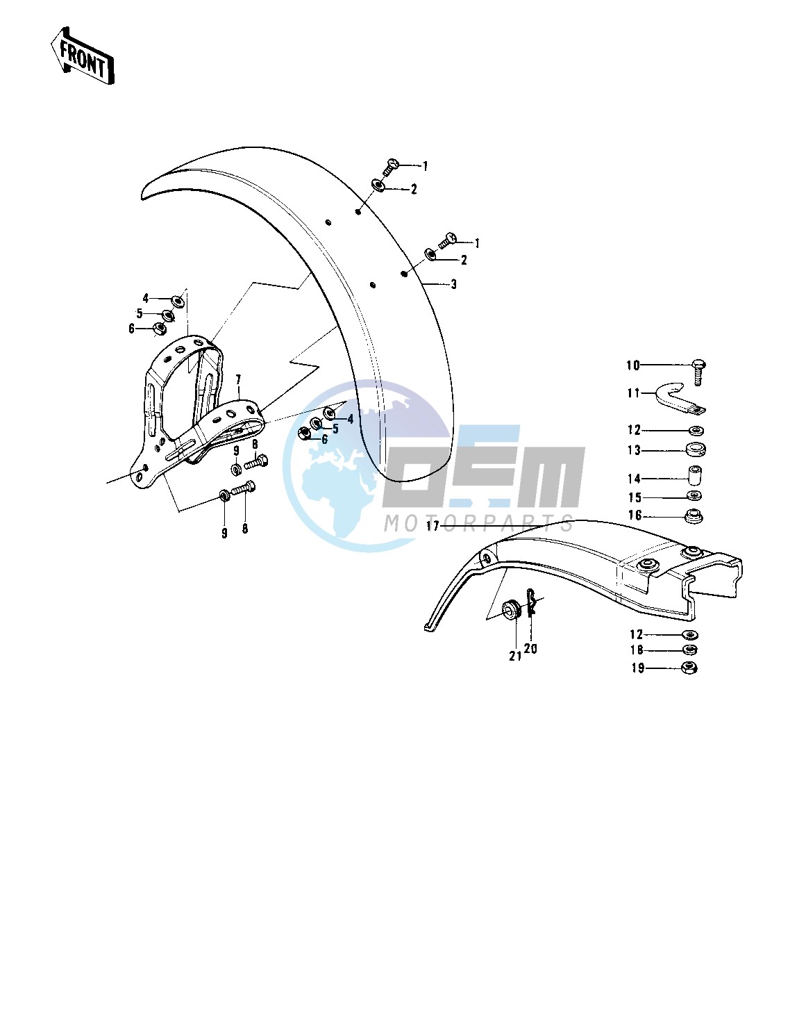 FENDERS -- KH250-A5- -