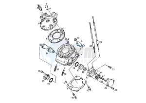 GPR RACING -125 cc drawing CYLINDER