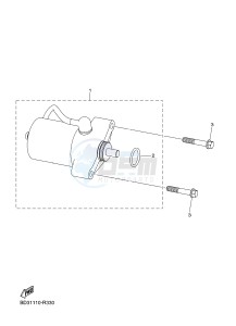 YFM90R YFM09RYXG (BD33) drawing STARTING MOTOR