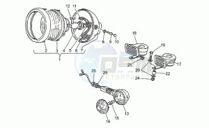 S 1000 drawing Headlight-horn