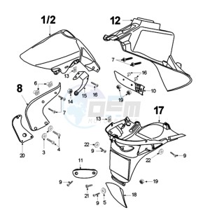 FIGHT LZ SP2 drawing FENDERS