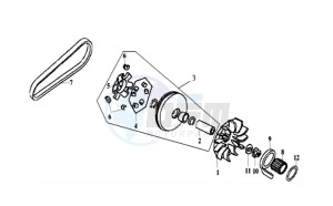 EURO MX 125 DUAL DISK 50 drawing CLUTCH / V-SNAAR