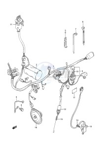 TS200R (E28) drawing WIRING HARNESS