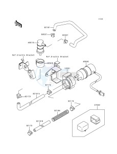 ZX 750 P [NINJA ZX-7R] (P1-P4) [NINJA ZX-7R] drawing FUEL PUMP