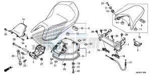 NC700DC Integra E drawing SEAT