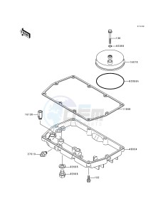 EN 500 C [VULCAN 500 LTD] (C1-C5) [VULCAN 500 LTD] drawing BREATHER COVER_OIL PAN