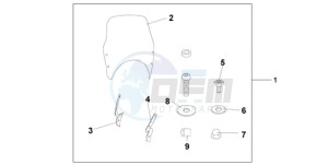 CBF600N9 Europe Direct - (ED / 25K) drawing FLY SCREEN