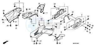 TRX500FEB drawing BODY COVER