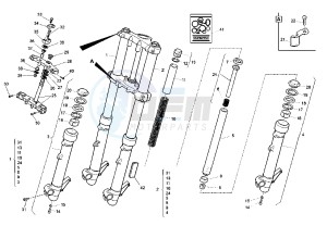 GRAND CANYON 900 drawing FRONT FORK