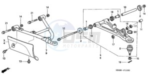 TRX680FA9 Australia - (U) drawing FRONT ARM