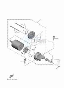 YXF850ES YX85FPSN (BARH) drawing STARTING MOTOR