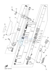 WR450F (2GC2 2GC3 2GC4 2GC4) drawing FRONT FORK