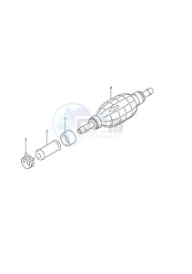 DF 150 drawing Fuel Hose