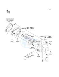 KSV 700 B [KFX 700] (B6F-B9F) B8F drawing HEADLIGHT-- S- -