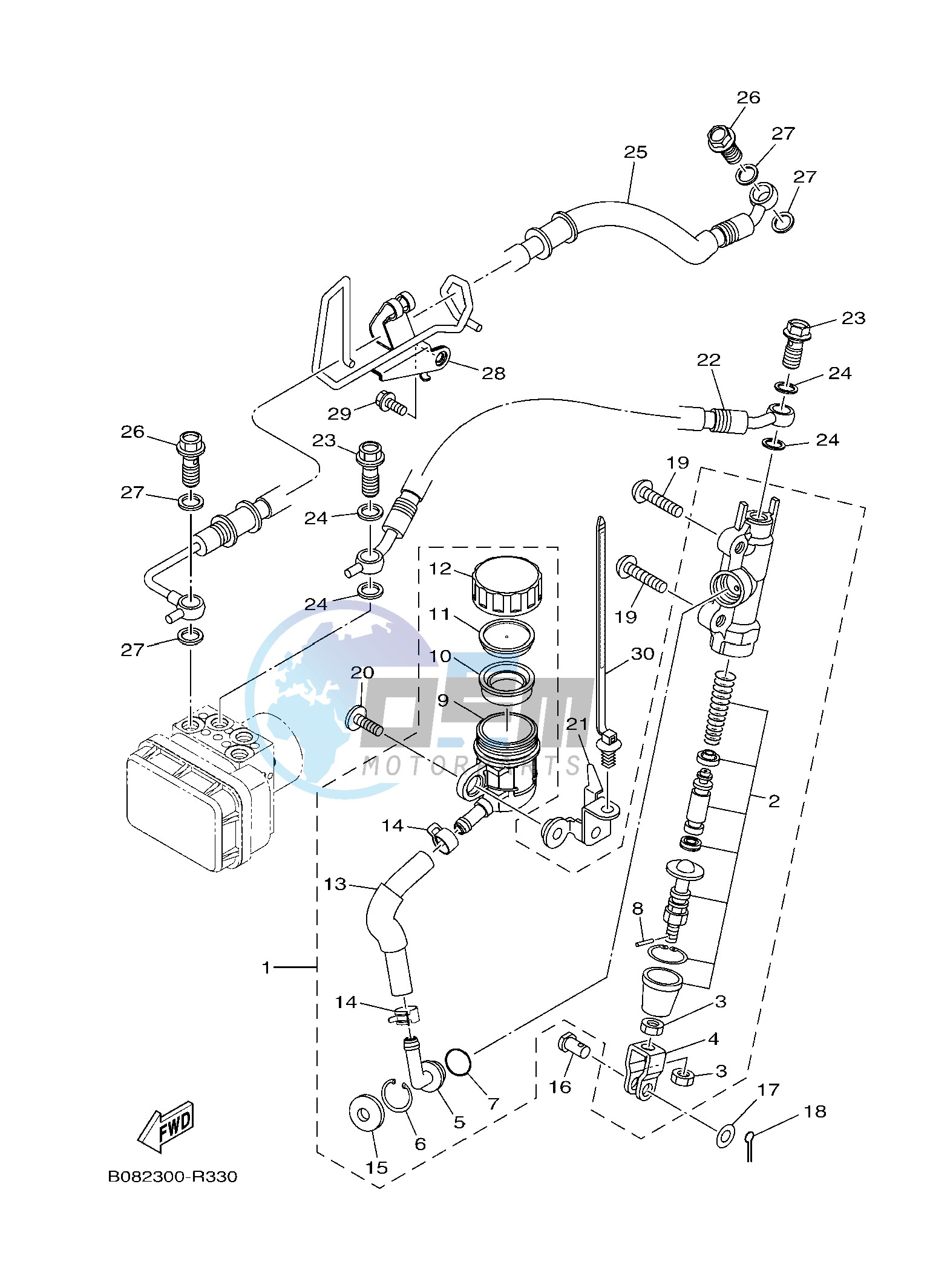 REAR MASTER CYLINDER