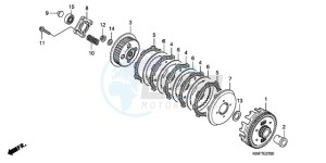 CBF125MA Europe Direct - (ED) drawing CLUTCH