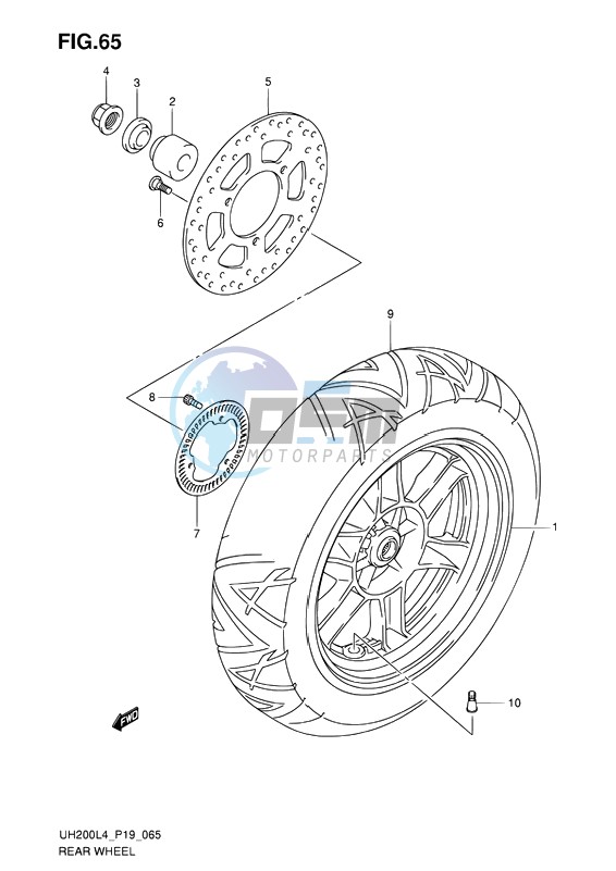 REAR CALIPER