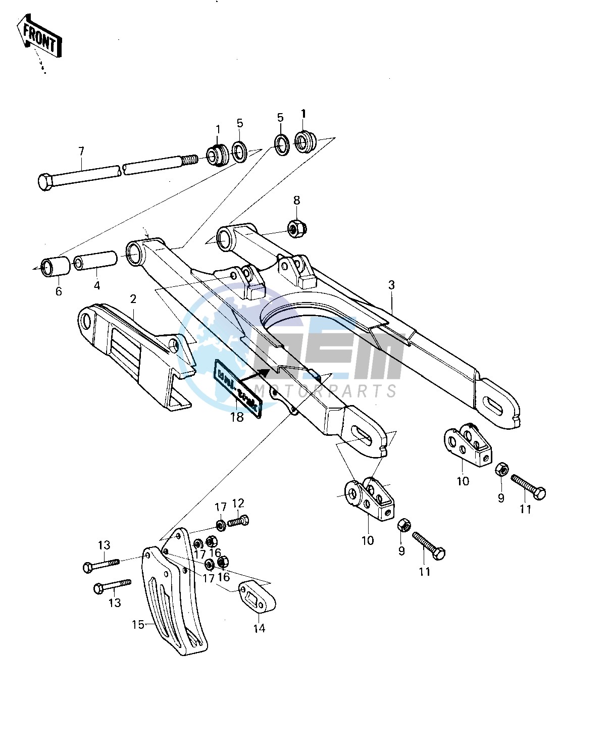 SWING ARM -- 80 A6- -