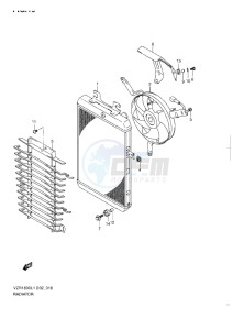 VZR 1800 Z drawing RADIATOR