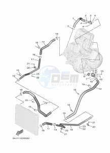 YXE1000EWS YX10ERPLP (B4MR) drawing WATER PUMP