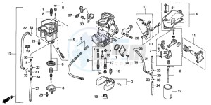 NX2502 drawing CARBURETOR