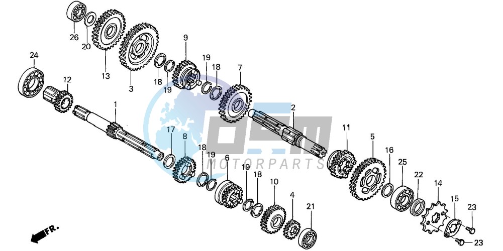 TRANSMISSION (CRF80F)