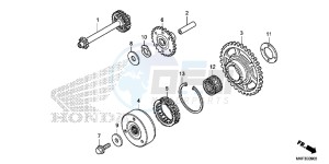 CBR1000S1H 2ED - (2ED) drawing STARTING CLUTCH