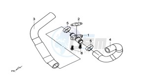 MAXSYM 400 I drawing RADIATOR HOSE