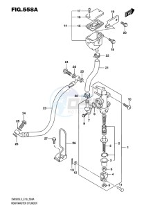 SV650S EU drawing REAR MASTER CYLINDER