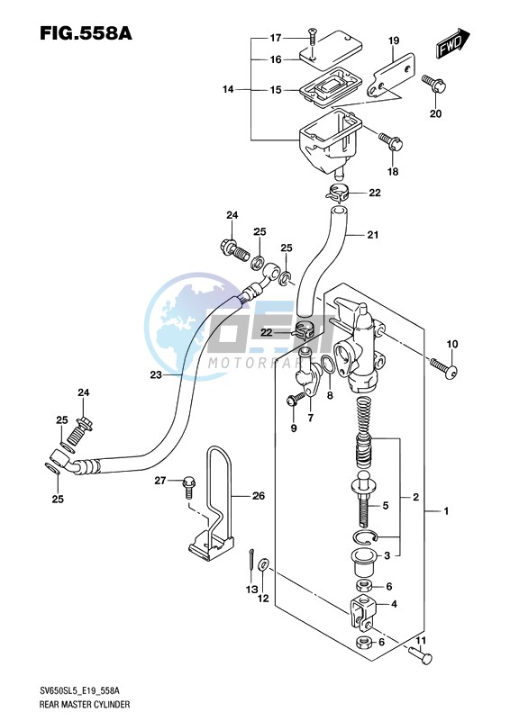 REAR MASTER CYLINDER